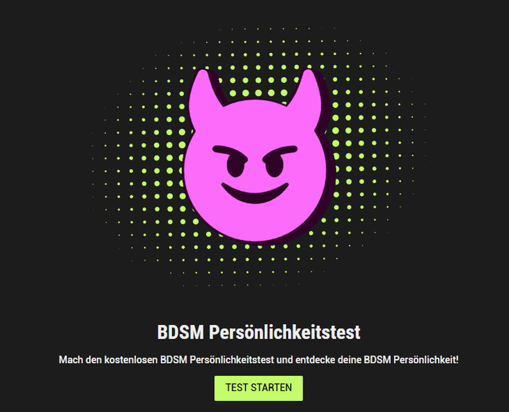 Test de personnalité BDSM